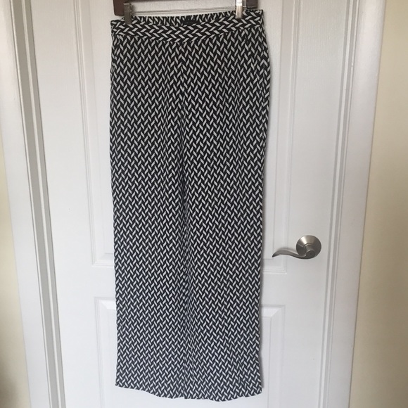 Theory Pants - Theory Silk Mitrana Pants Blue &White Pants-defect